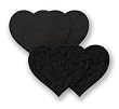 Nippies Nipple Cover Pasties Black Heart