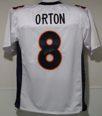 Kyle Orton Autographed Denver Broncos White Jersey