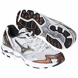 Mizuno Mens Wave Rider 11 ( sz. 12.5, White/Copper/Raven )