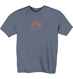 Life is good Mens Motorcycle Short Sleeve Tee