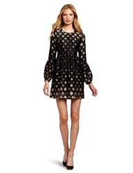 Twelfth Street by Cynthia Vincent Women’s Bell Sleeve Baby Doll Mini Dress