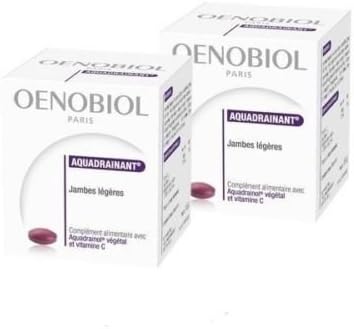 Pack 3x Oenobiol Aquadrainant 30 Caps Total 90 Caps Light Legs the Greatest Goods