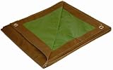Dry Top 150100 50-by-100-Foot Full Finish Size Tarp, 5-Millimeter, 2.9-Ounce, Brown/Green Reversible