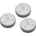 Rite Lite LPL593 Wireless 3-LED Micro Puck Light, 3-Pack