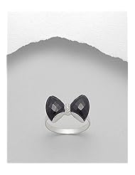 Bow CZ Ring In 92.5 Sterling Silver