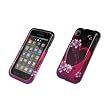 EMPIRE Exotic Heart Flower Design Snap-On Cover Case for Samsung Galaxy S i9000