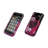 Samsung Vibrant / Galaxy S T959 Exotic Love Heart Design Hard Case Cover
