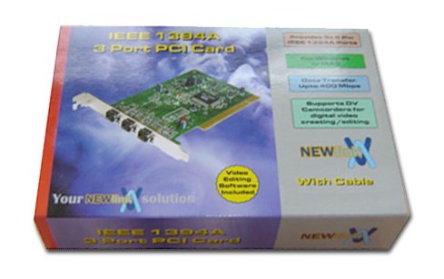 Childrens Toyshop  Computer : Firewire IEEE 1394 - 3 Port PCI Card