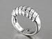1.30 ct PRINCESS DIAMOND WEDDING BAND made in PLATINUM
