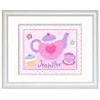 Teap Party White Personalized Print