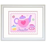 Teap Party White Personalized Print