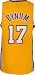 Andrew Bynum Jersey: adidas Gold Swingman #17 Los Angeles Lakers Jersey