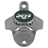 New York Jets Metal Wall Mounted Beer Bottle Opener