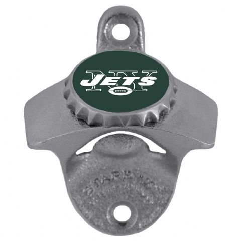 New York Jets Metal Wall Mounted Beer Bottle Opener