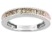 10KT WG .50CTW CHAMPAGNE DIAMOND BAND
