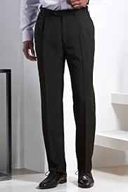 Crease Resistant Single Pleat Trousers