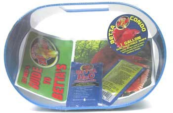 Betta Condo 1 Gallon Oval Blue (Catalog Category: 