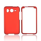ORANGE Rubberized Hard Plastic Case Cover For HTC Inspire 4G