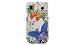 Tropical Color Butterfly on White Snap on Rubberized Hard Shell Protector Cover Casefor Samsung Vibrant T959 + Microfiber Cell Phone Bag + Case Opener Pick