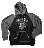 Michigan State University Men's Vintage Style Hooded Sweatshirt