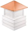 48" Handcrafted "Fairfax" Copper Roof Vinyl Cupola