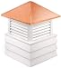 48" Handcrafted "Fairfax" Copper Roof Vinyl Cupola
