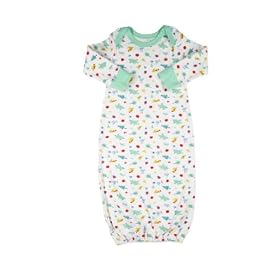 Green Baby Sleepgown (0 - 3 Months, Multi Colour)