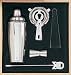 Simran SSM-2093-5 Ajmer 5 Piece Stainless Steel Martini Shaker Set