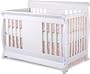 Chelsea 4-in-1 Convertible Baby Crib in White Finish