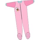 Girls Dora The Explorer Long Sleeve Fleece All In One Sleepsuit/Jumpsuit