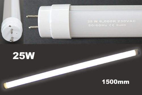 Techlight TXX3635 SMD LED Leuchtstoffr&ouml;hre T8 mit 384 LED's, 26 mm &Oslash;, 150cm, Sockel G13, 25W  kaltwei&szlig;