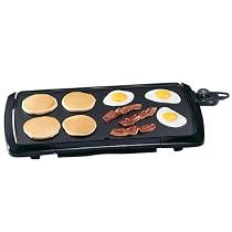 Presto Cool Touch Griddle- Black