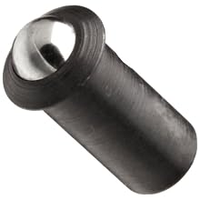 Jergens 10834 Steel Press Fit Plunger, Low Carbon Steel, 0.250 Thread