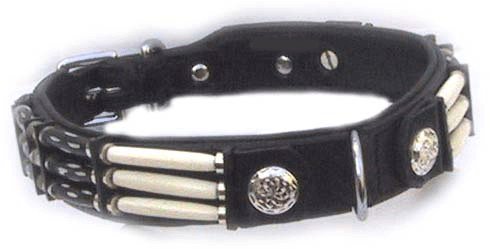 Hundehalsband – Black Eagle 25mm breit – 35-50cm lang, Länge:40 cm