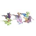 Flying Dragon Paperweight - Small Sand Animal (Assorted Colours) (19cm)