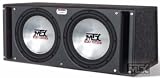 New MTX Sledgehammer T4510X2-200 Sub Amp Loaded Box NR