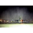 F-16 Fighting Falcon (Touch Down at Night) Art Poster Print - 13x19