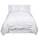 Simply Shabby Chic&reg; Smocked Duvet Set - White