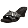 Aerosoles Women's Algebra Mule Sandal,Black Leather,9 M US