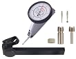 Mitutoyo 513-442T, .0005" X .060" Horizontal Test Indicator Set, 0-15-0, 20 Deg. Tilted Face, With Rev. Counter