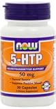 NOW Foods 5-htp, 50mg, 30 Capsules