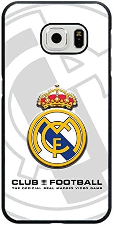 Custom Football Logo Real Madrid Phone Cover Skin, Samsung Galaxy S6 Edge Solid Case Nice Style For Teen Girls