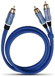 Produkt-Bild: Oehlbach BOOOM! Subwoofer Y-Kabel 3m blau