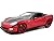 2009 Chevrolet Corvette ZR1 Red Lopro 1/18 by Jada 96627