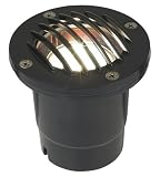 Black Die-Cast Aluminum In-Ground Patio Well Light