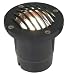 Black Die-Cast Aluminum In-Ground Patio Well Light