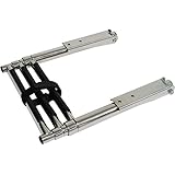 Amarine-made 3 Step Stainless Steel Telescoping Boat Ladder Swim Step