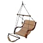 New Deluxe Ultra Padded Comfort Air Hammock Chair Hanging Lunge Chair Tan