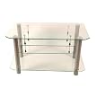 Suspended Shelf TV Stand - Clear (42")