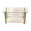 Suspended Shelf TV Stand - Clear (42")
